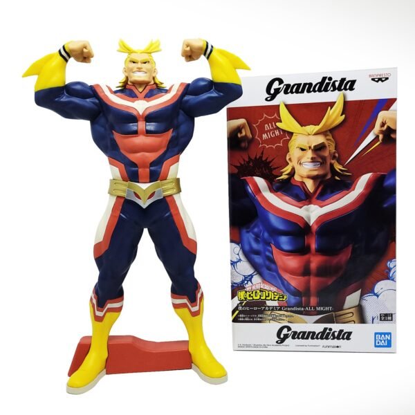 Action Figure! All Might Grandista - My Hero Academia / Bandai-Banpresto / PRODUTO DE MOSTRUÁRIO