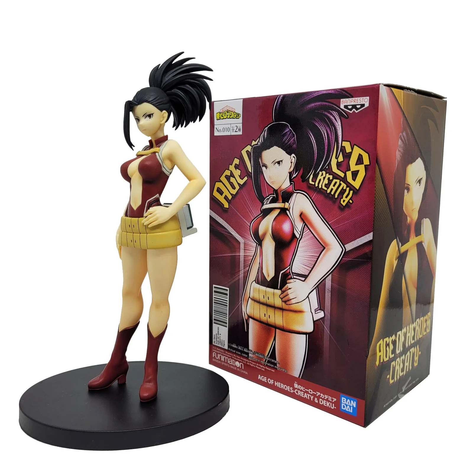 Action Figure! Momo Yaoyorozu – BNHA / Bandai-Banpresto / PRODUTO