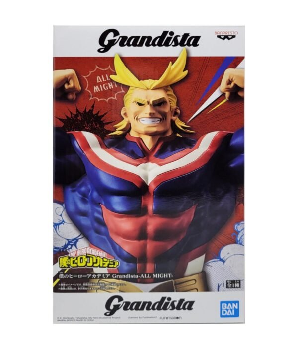 Action Figure! All Might Grandista - My Hero Academia / Bandai-Banpresto / PRODUTO DE MOSTRUÁRIO - Image 7