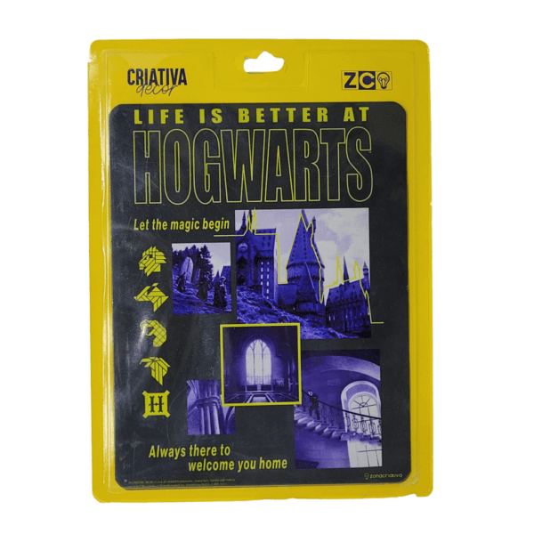 QUADRO METAL SLIM! Harry Potter / Hogwarts - 26X20CM - Imagem 2