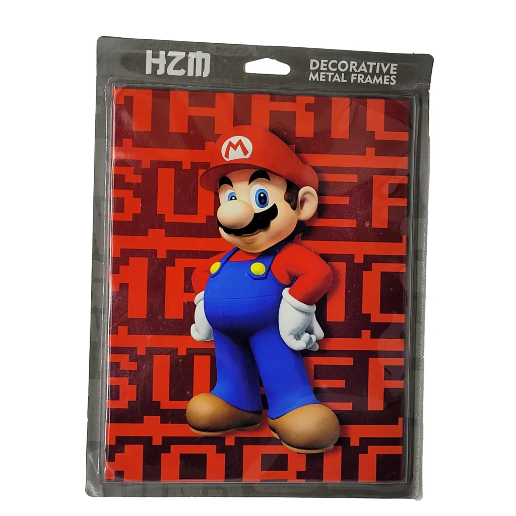QUADRO METAL SLIM: SUPER MARIO - 26X20CM - Imagem 2