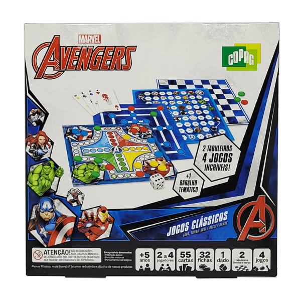 Tabuleiro! Marvel / Avengers - Jogos Clássicos Copag - Imagem 5
