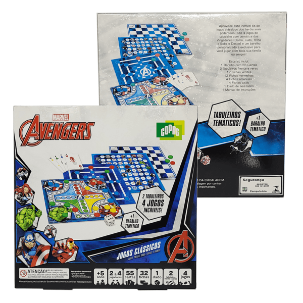 Tabuleiro! Marvel / Avengers - Jogos Clássicos Copag - Imagem 2