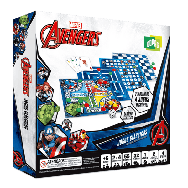 Tabuleiro! Marvel / Avengers - Jogos Clássicos Copag - Imagem 3