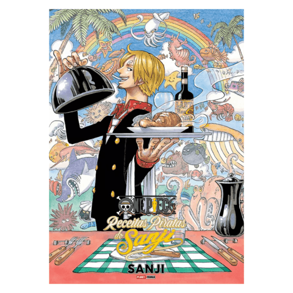 Livro! One Piece / Receitas Piratas do Sanji - Vol. 01 - Capa dura