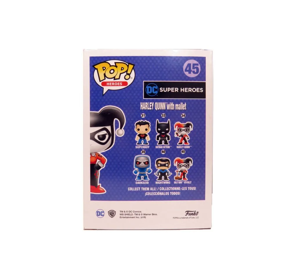 Funko Pop! Harley Quinn - Arlequina - 45 / DC Super Heroes - Imagem 7