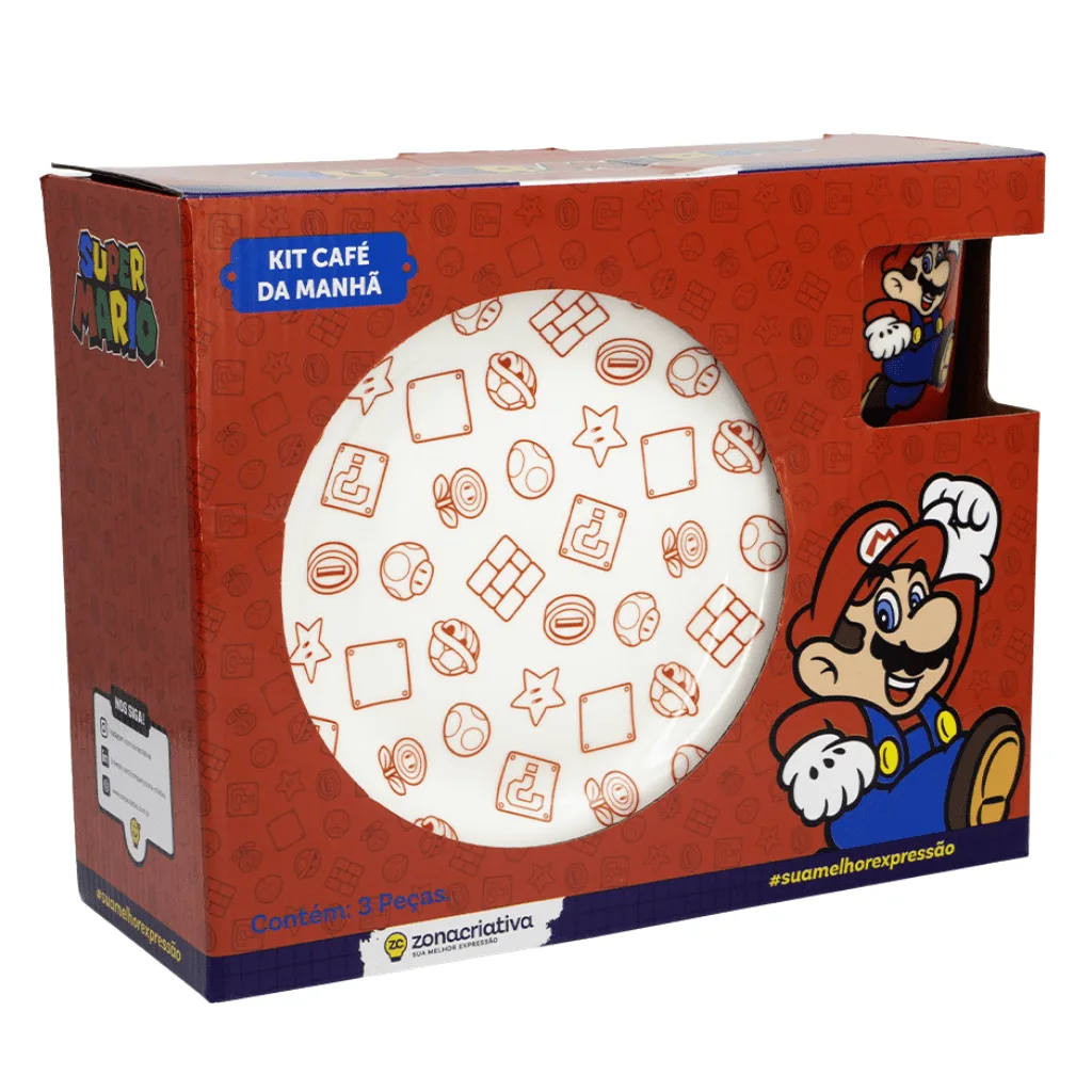 Breakfast Kit! Super Mario - Kit Alimentação - Imagem 6