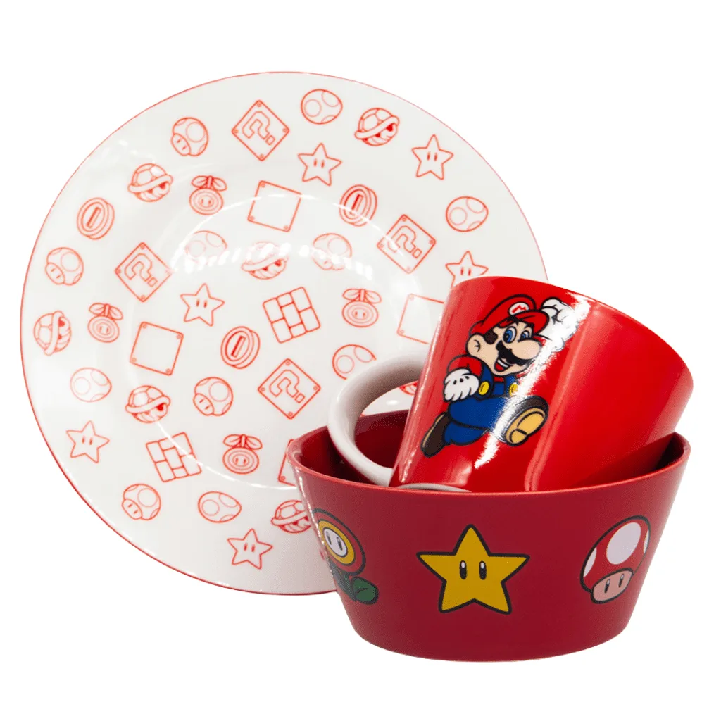 Breakfast Kit! Super Mario - Kit Alimentação