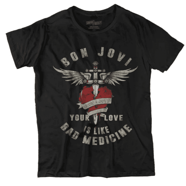 Camiseta! Bon Jovi - Bad Medicine / Fatum