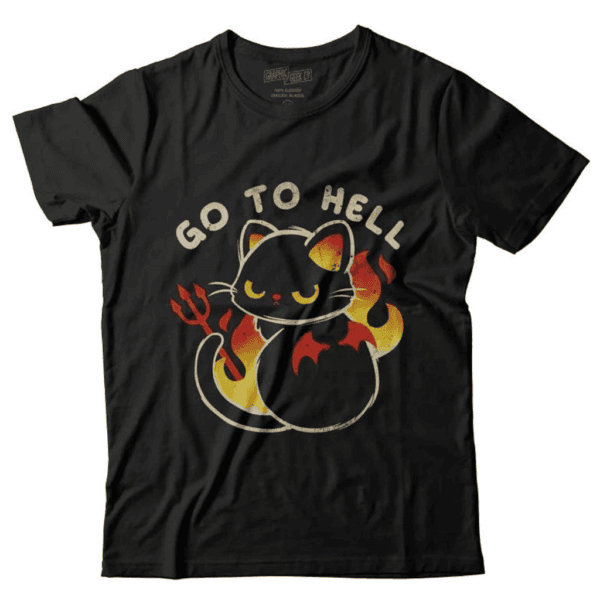 Camiseta! Cat - Go To Hell / Geecko