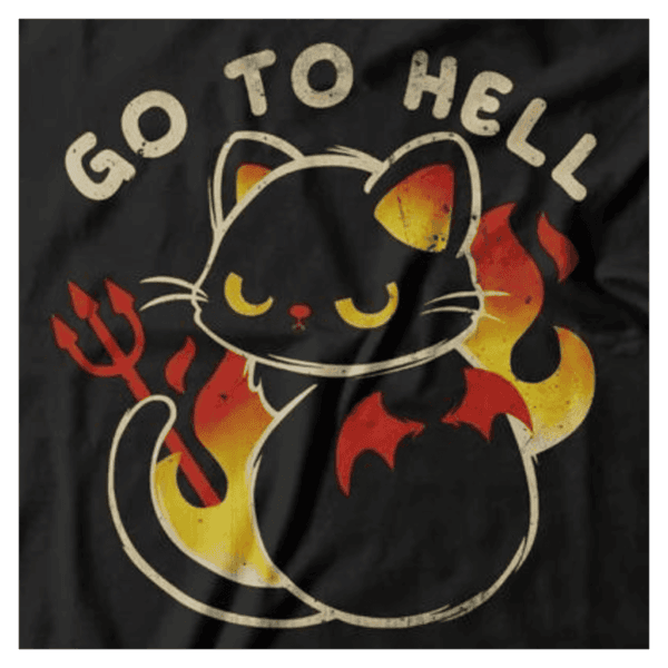 Camiseta! Cat - Go To Hell / Geecko - Image 2