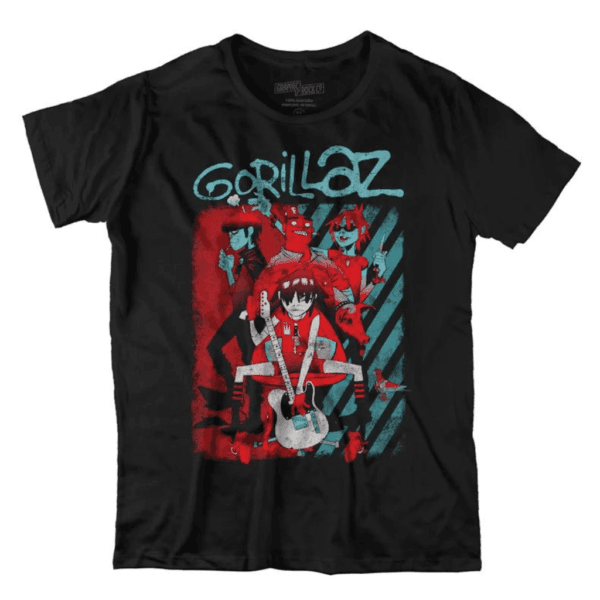 Camiseta! Gorillaz - Capa / Fatum