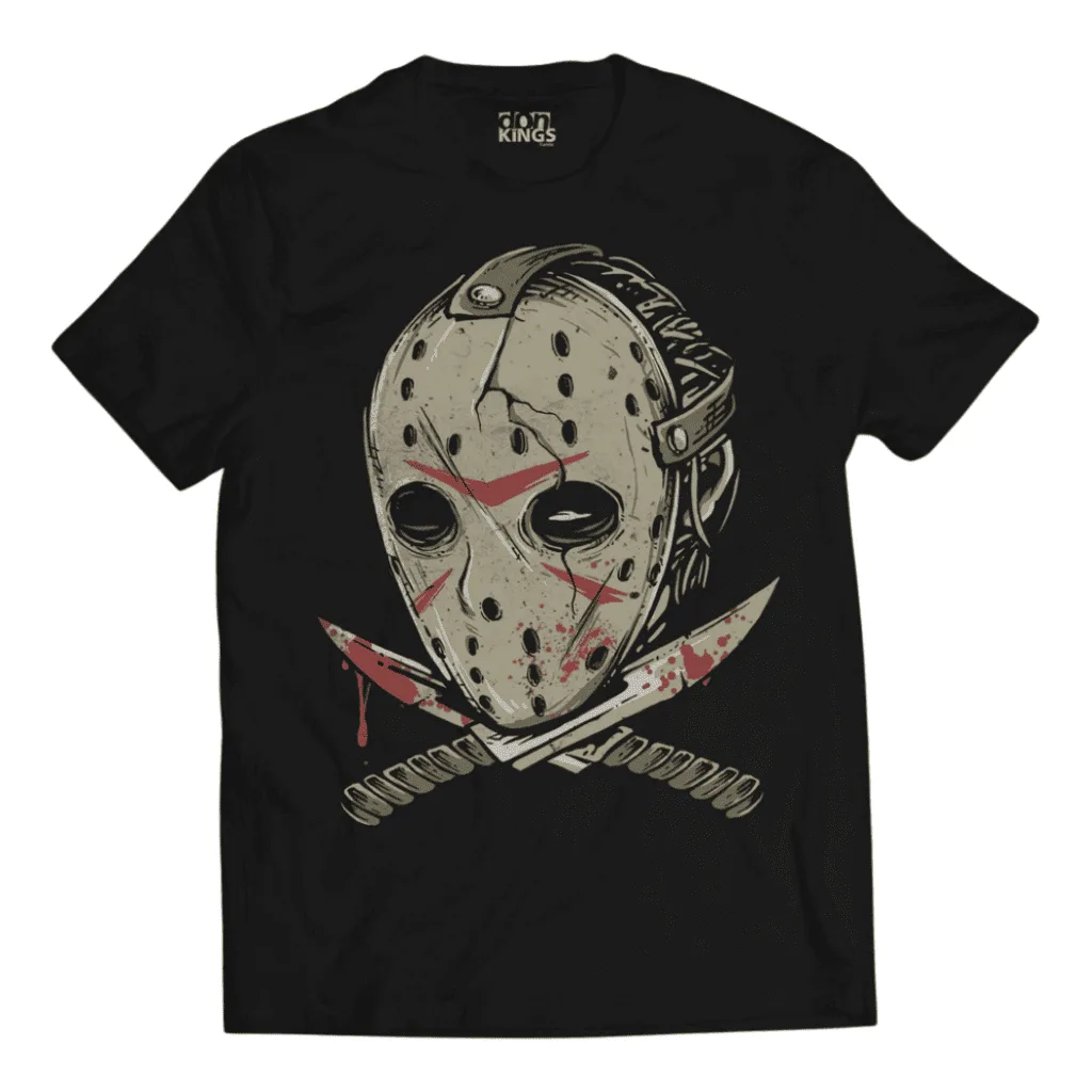 Camiseta! Jason Voorhees - Death Mask - Kings Geek