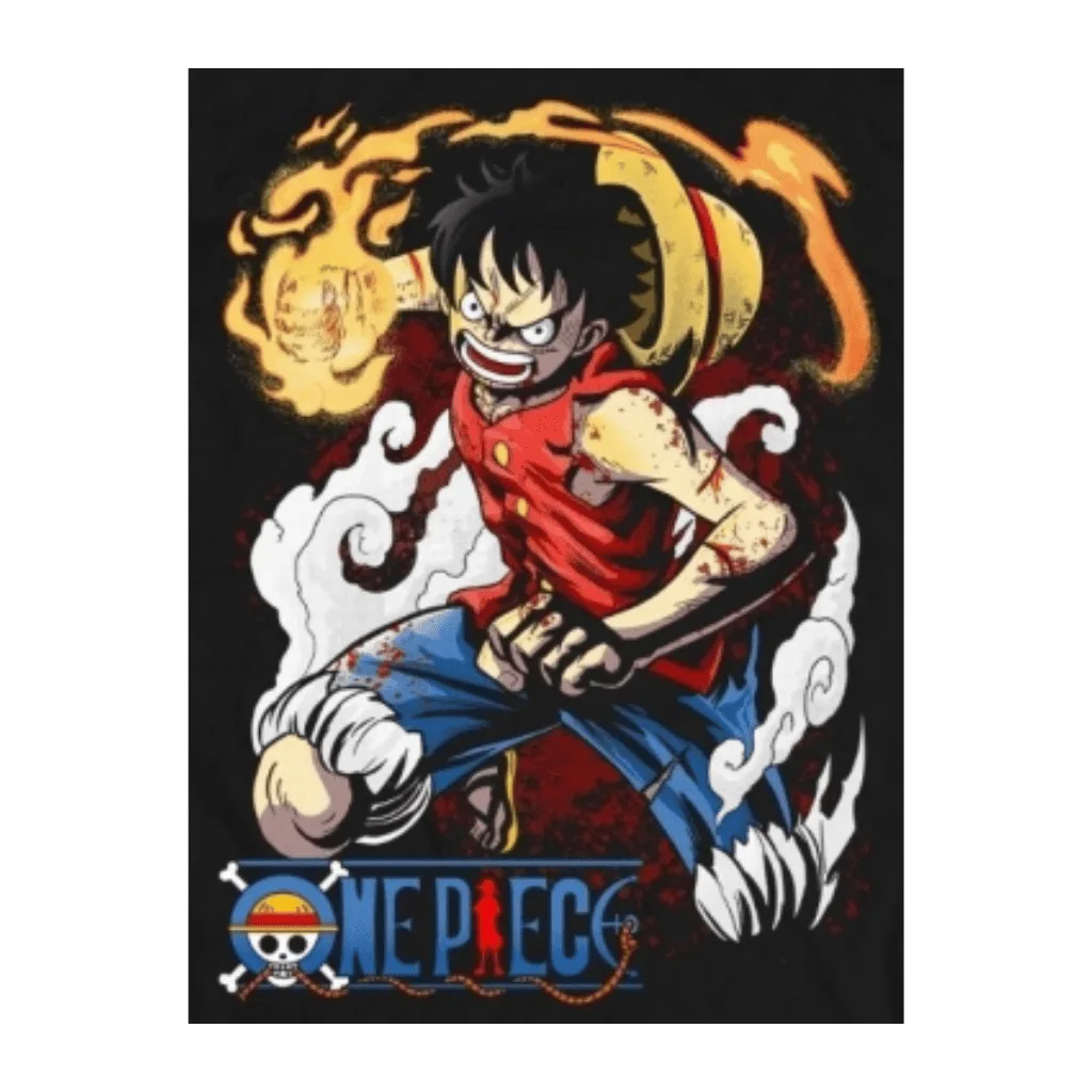 Camiseta! One Piece - Luffy Punho de Fogo - Hiken - Kings Geek - Imagem 3
