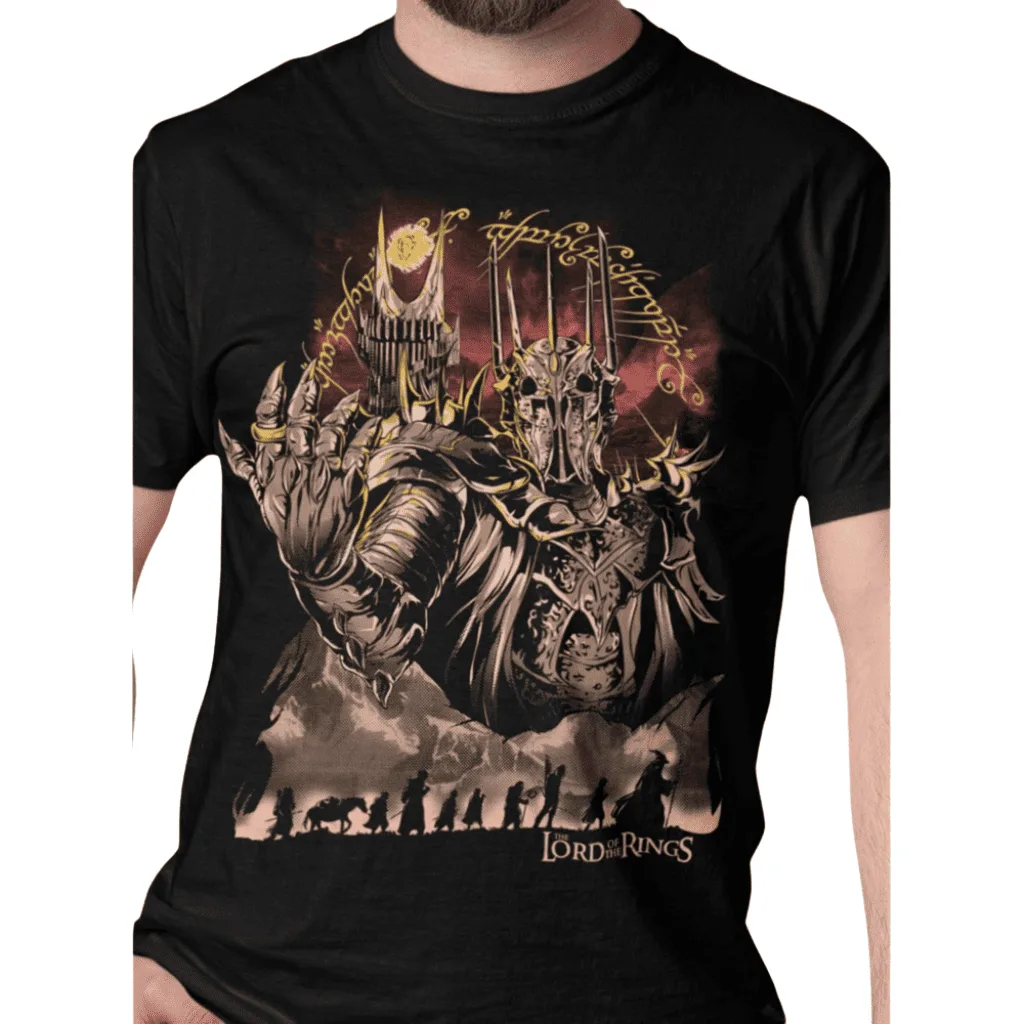 Camiseta Senhor Dos Anéis Sauron Kings Geek