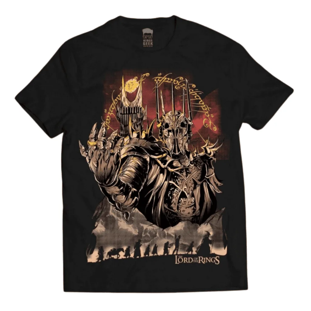 Camiseta Senhor Dos Anéis Sauron Kings Geek - Imagem 2
