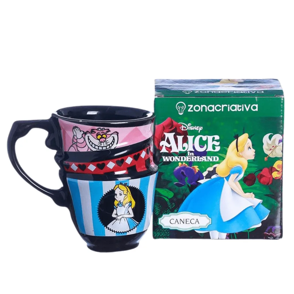 Caneca! Alice no País das Maravilhas - Trio - 3D