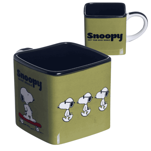 Caneca! Snoopy - Beagle - Cubo