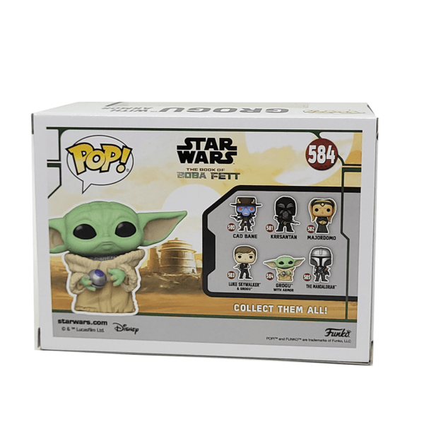 Funko Pop! Baby Yoda (Grogu) With Armor - com armadura - 584 / Star Wars - Imagem 7