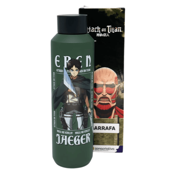 Garrafa Acqua! Atack On Titan - Eren Jaeger - 600ml