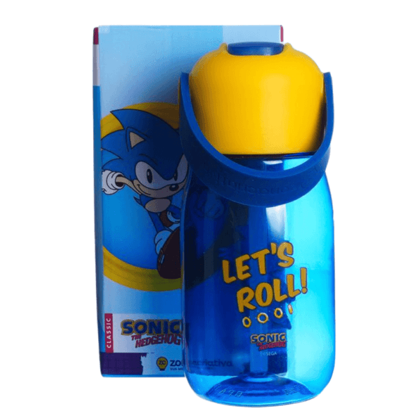 Garrafa Flip! Infantil - Sonic - 400ml