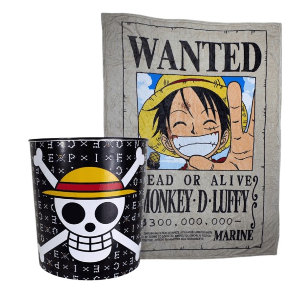 Kit Balde + Manta! One Piece - Luffy Cartaz