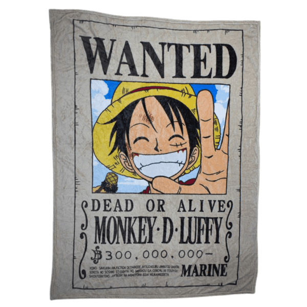Kit Balde + Manta! One Piece - Luffy Cartaz - Imagem 2