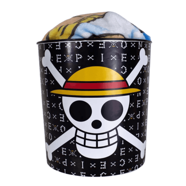 Kit Balde + Manta! One Piece - Luffy Cartaz - Imagem 3