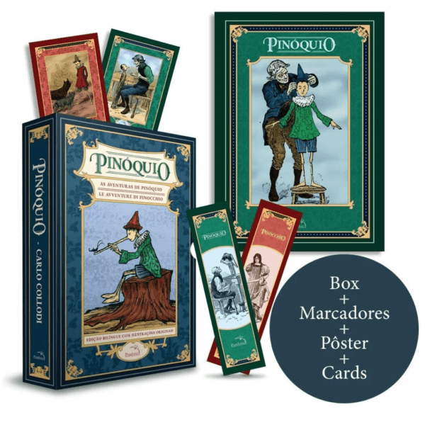 Livro! Box Pinóquio – As aventuras de Pinóquio - Edição bilíngue