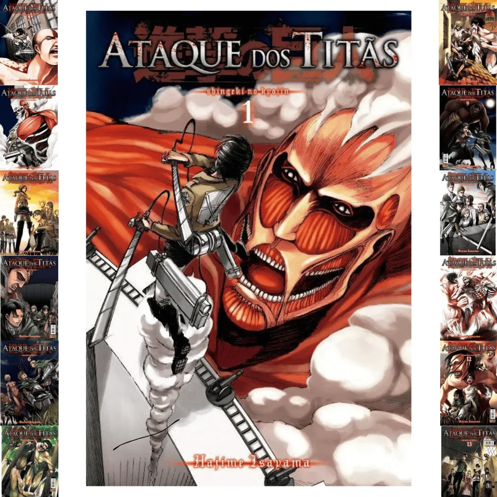 Mangá Attack On Titan - Shingeki No Kyojin