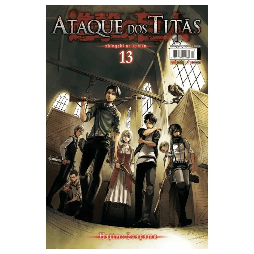 Mangá Attack On Titan - Shingeki No Kyojin - Imagem 14