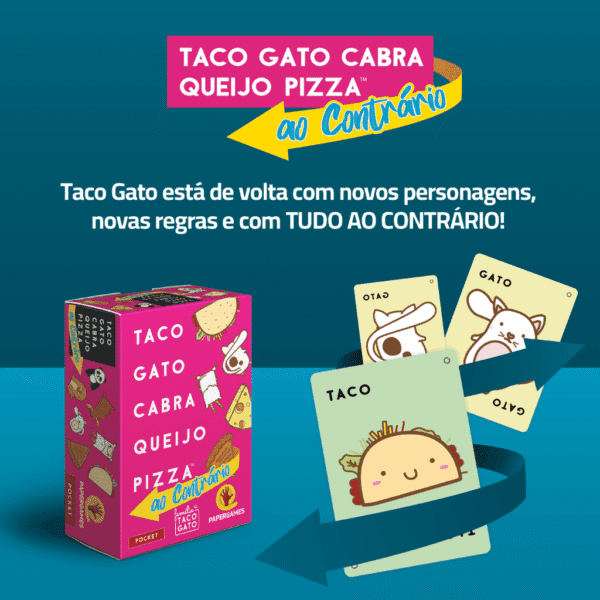 Jogos! Taco Gato Cabra Queijo Pizza Ao Contrário ( Família Taco Gato) - Imagem 2