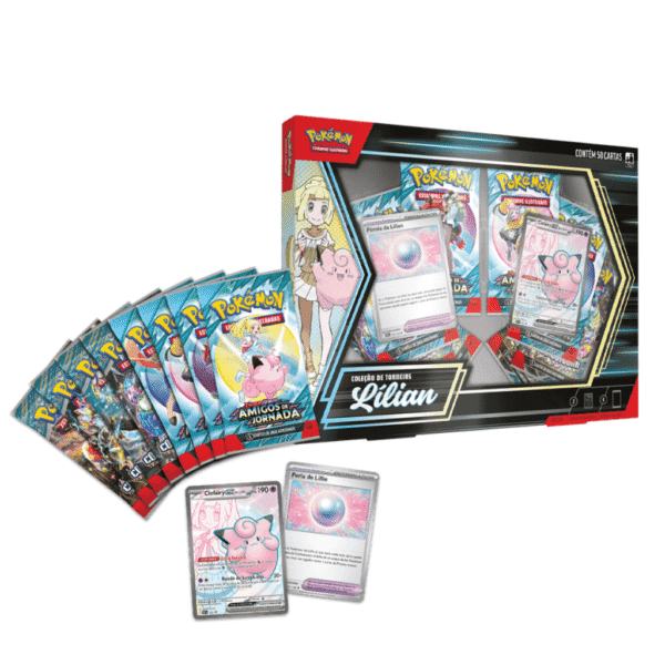 Pokémon! Coleção Torneios de Lílian - Box / 50 cartas - Imagem 2