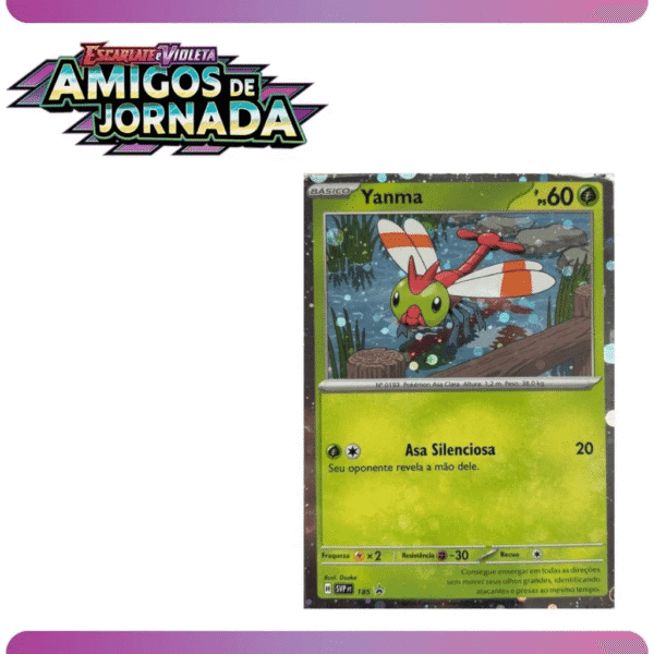 Pokémon! Blister Triplo Scraggy / Yanma - Escarlate E Violeta 9 - Amigos De Jornada - Imagem 4
