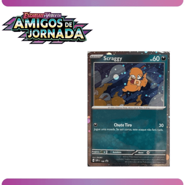 Pokémon! Blister Triplo Scraggy / Yanma - Escarlate E Violeta 9 - Amigos De Jornada - Imagem 5