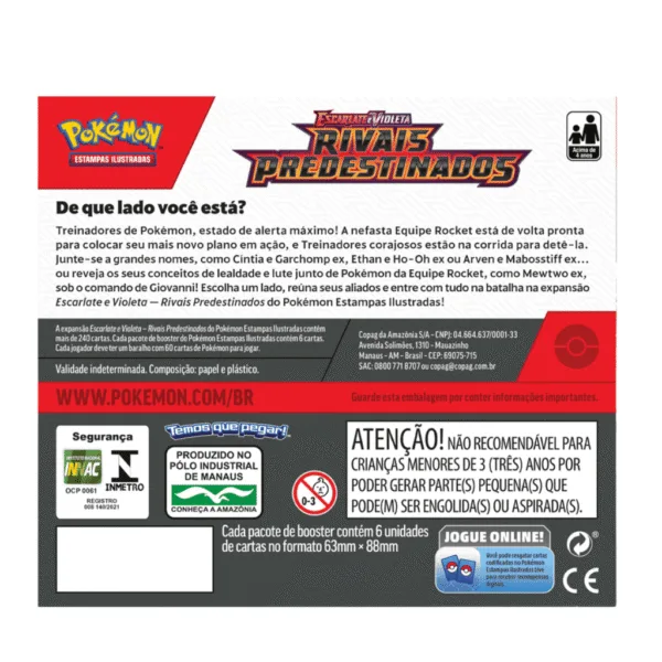 Pokémon! Booster Box - Rivais Predestinados - Imagem 5