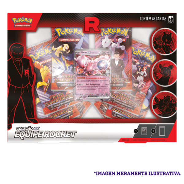 Coleção Ex Equipe Rocket Box Pokémon - Imagem 2
