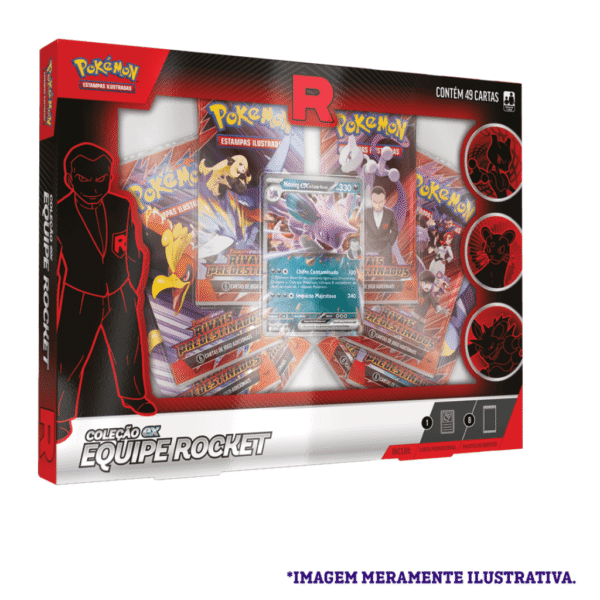 Coleção Ex Equipe Rocket Box Pokémon - Imagem 6