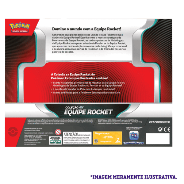 Coleção Ex Equipe Rocket Box Pokémon - Imagem 7