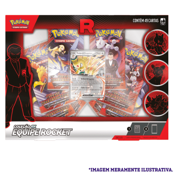 Coleção Ex Equipe Rocket Box Pokémon - Imagem 8
