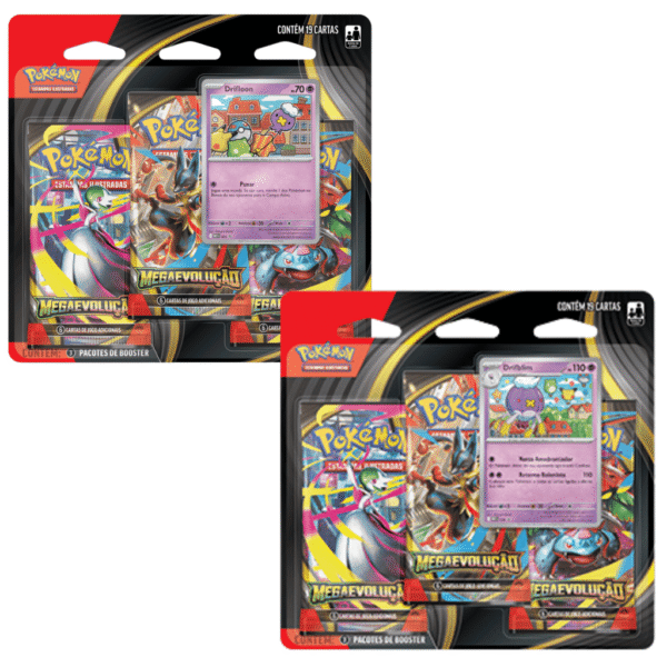 Blister Triplo Drifloon ou Drifblim Mega Evoluções Pokémon
