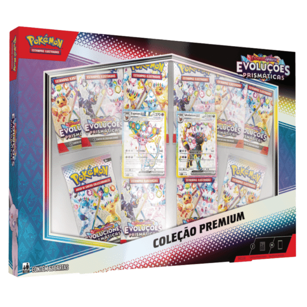 Pokémon Espeon EX e Umbreon EX - Box Evoluções Prismaticas