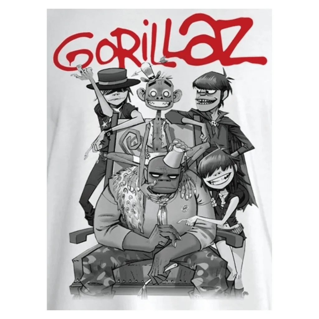 Camiseta Gorillaz B&W - Imagem 2